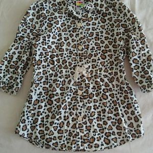 5t animal print top